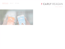 Tablet Screenshot of carlyreagan.com